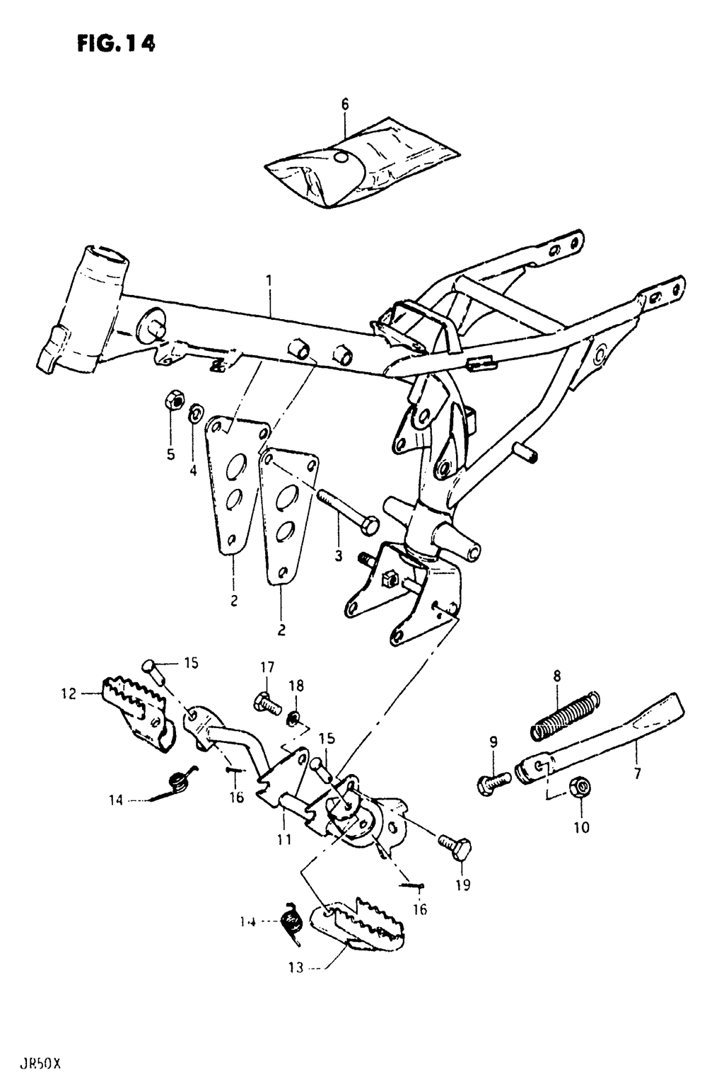 Frame - footrest