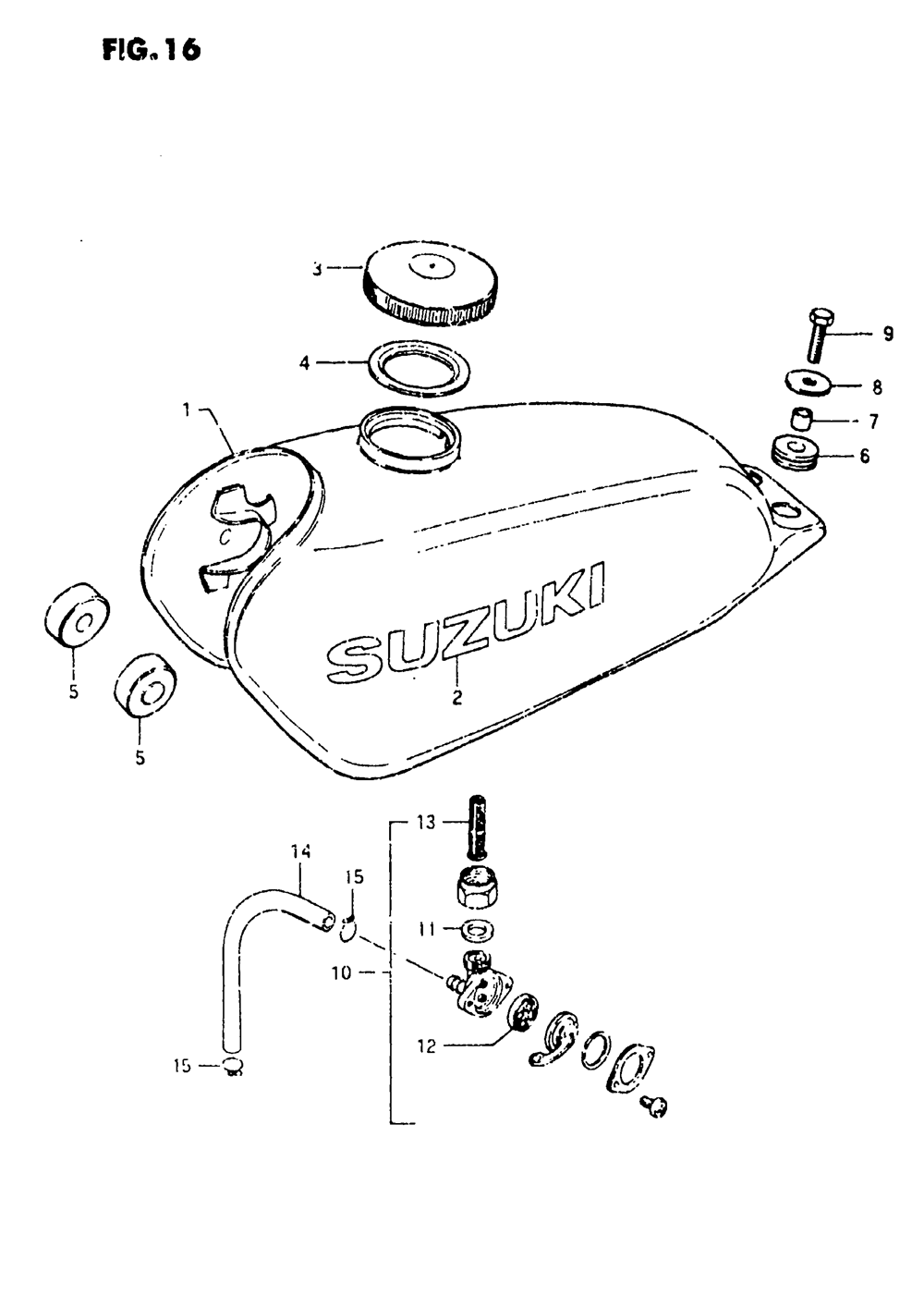 Fuel tank (jr50c)