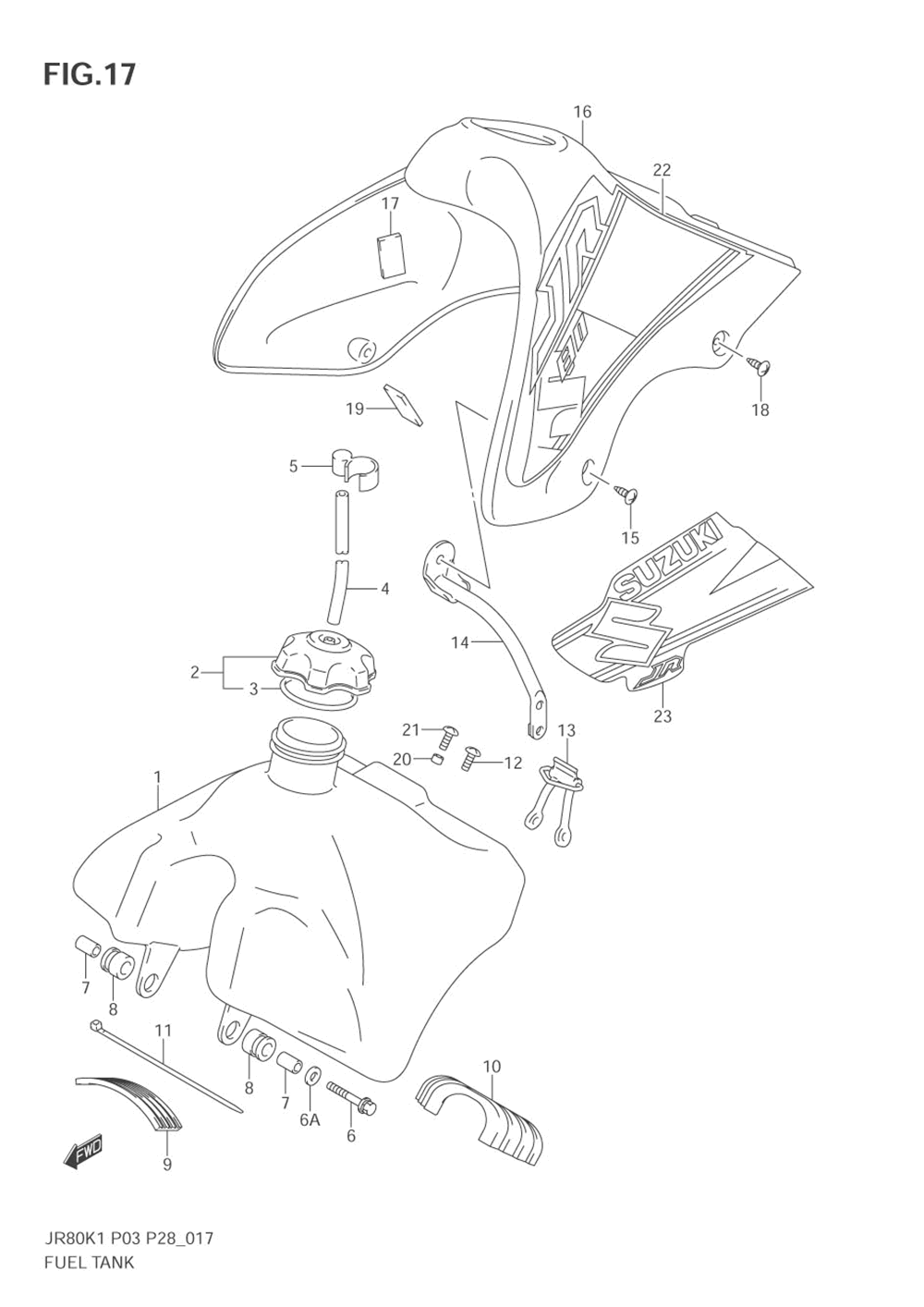 Fuel tank (model k1_k2)