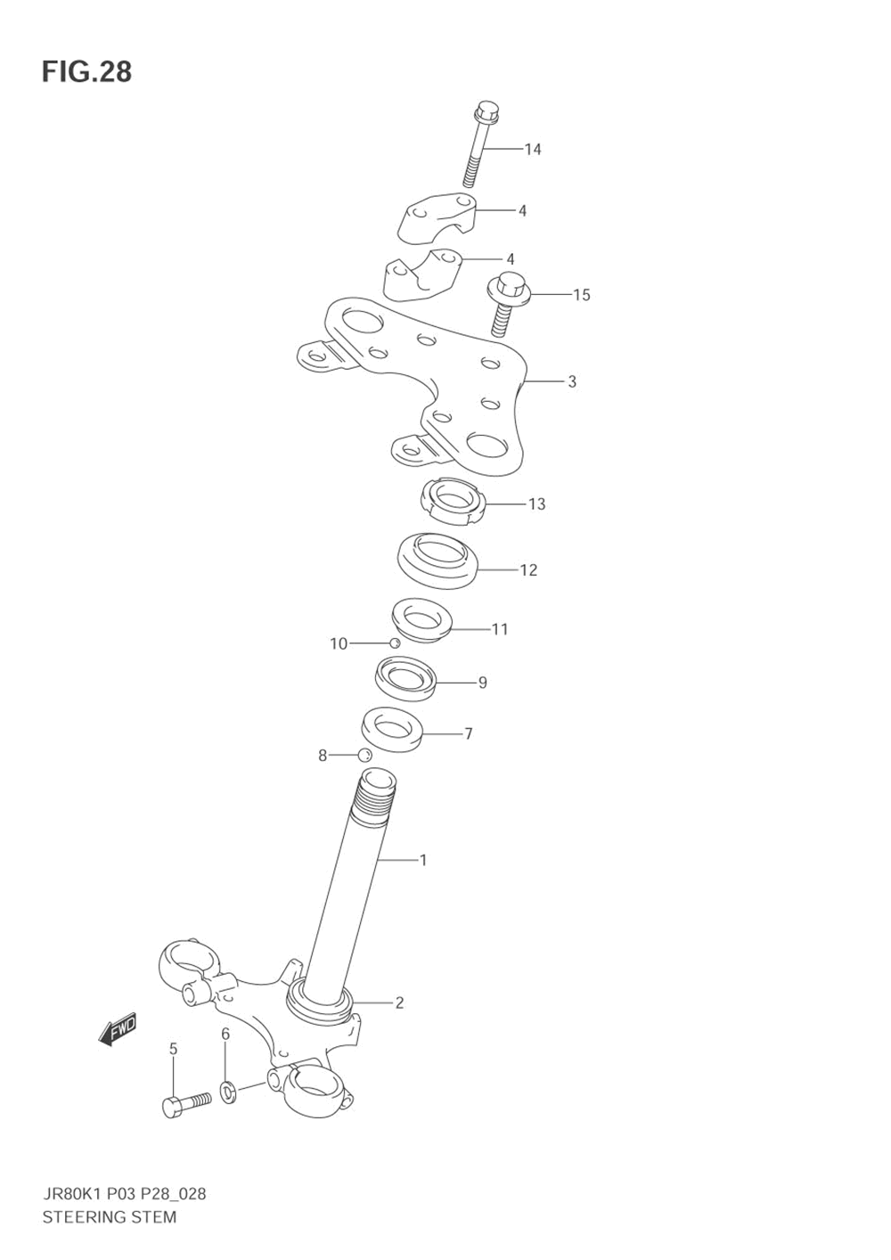 Steering stem