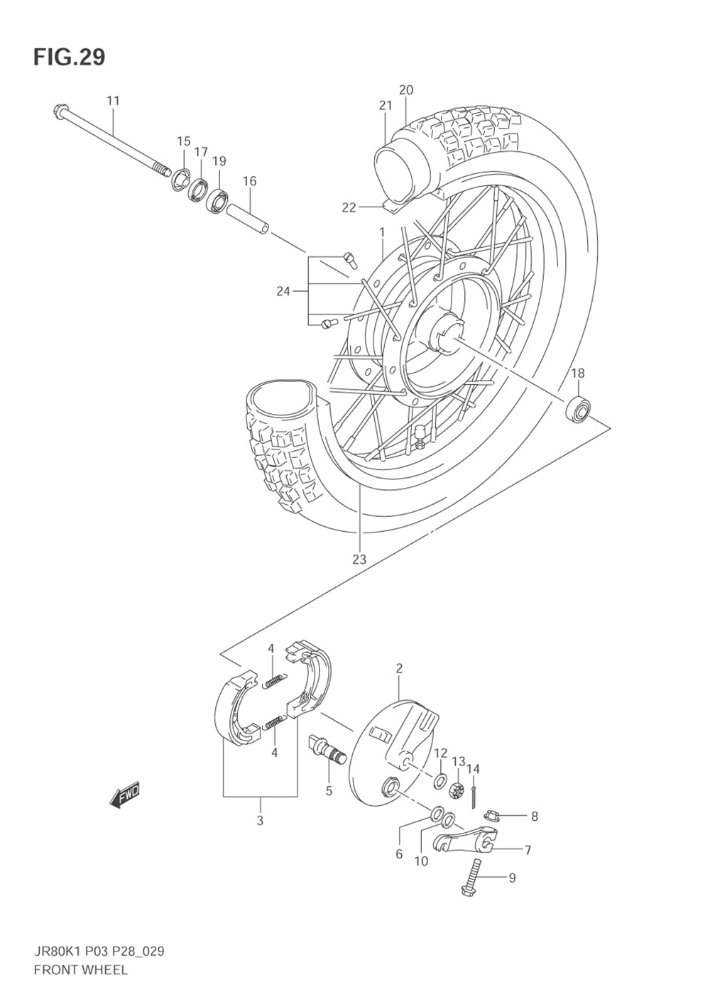 Front wheel