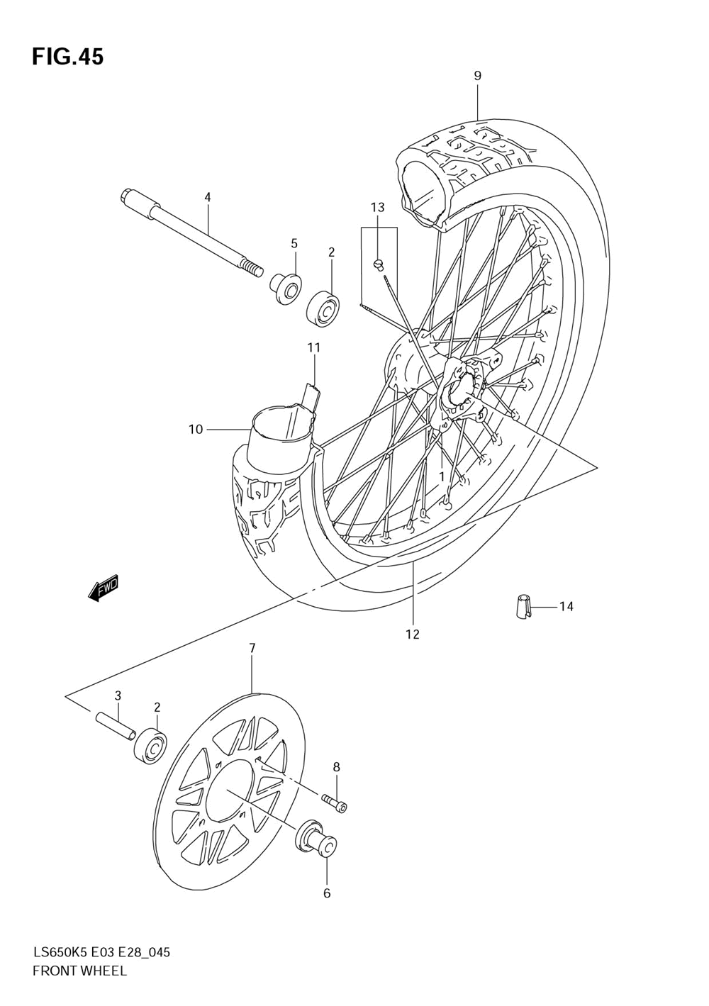 Front wheel