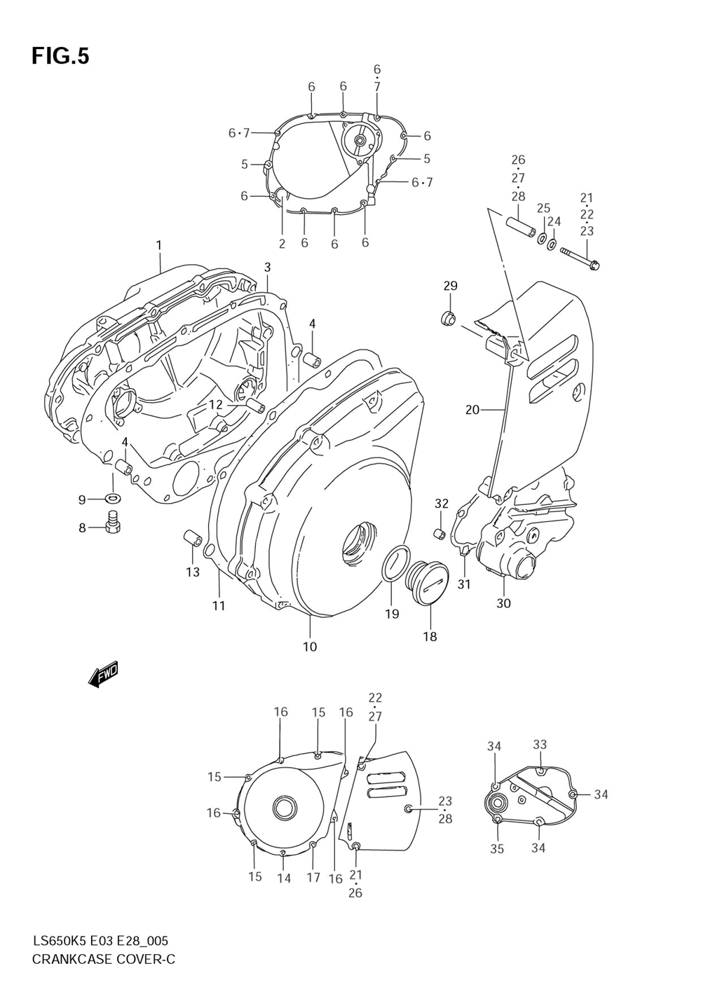 Crankcase cover