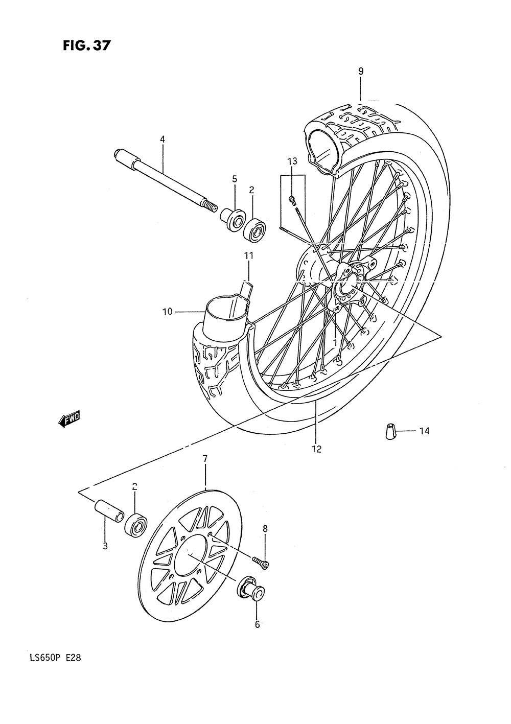 Front wheel