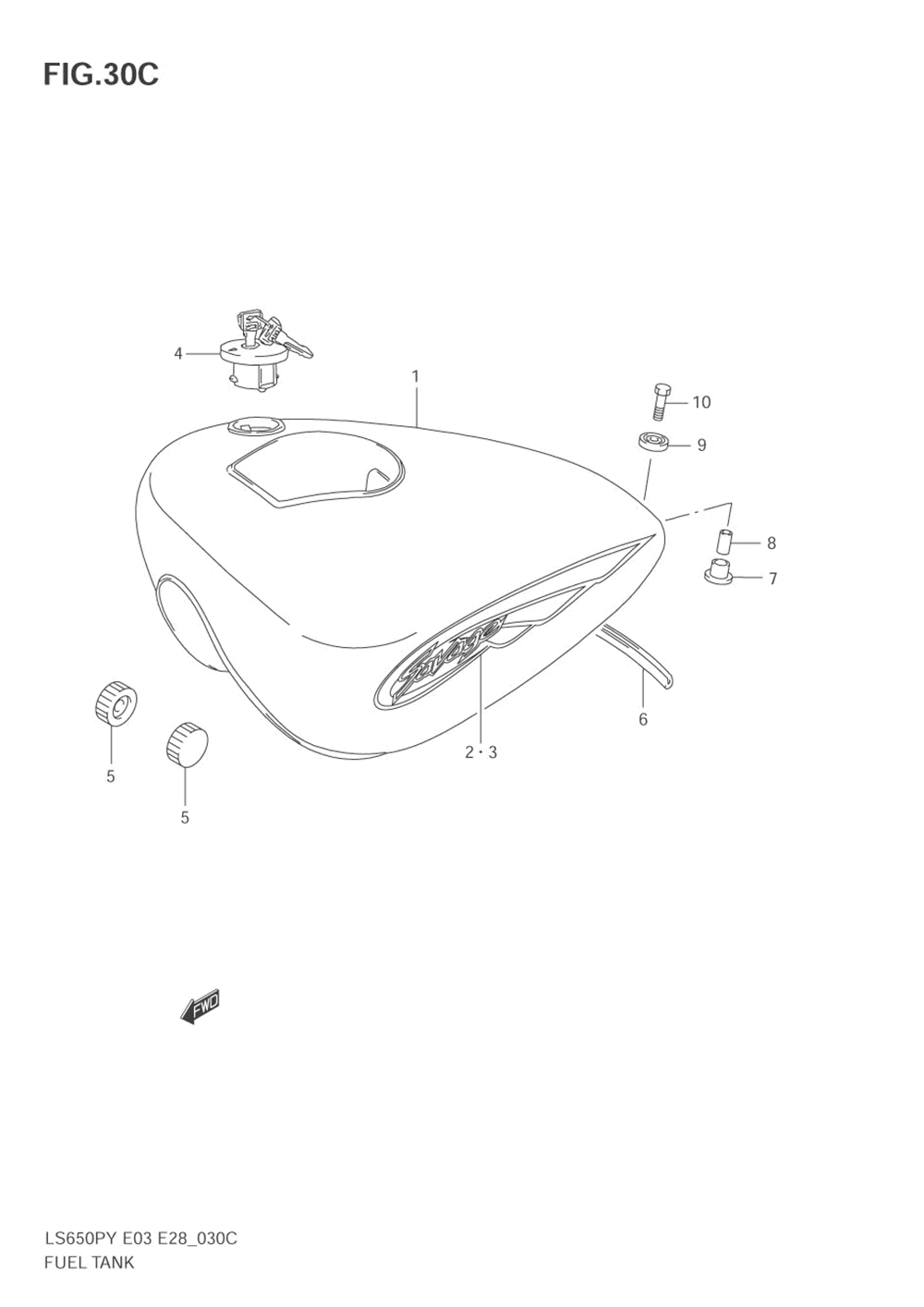 Fuel tank (model k4)