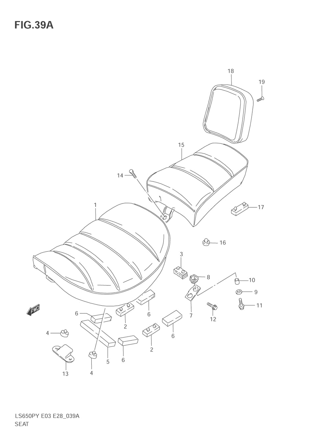 Seat (model k2_k3_k4)