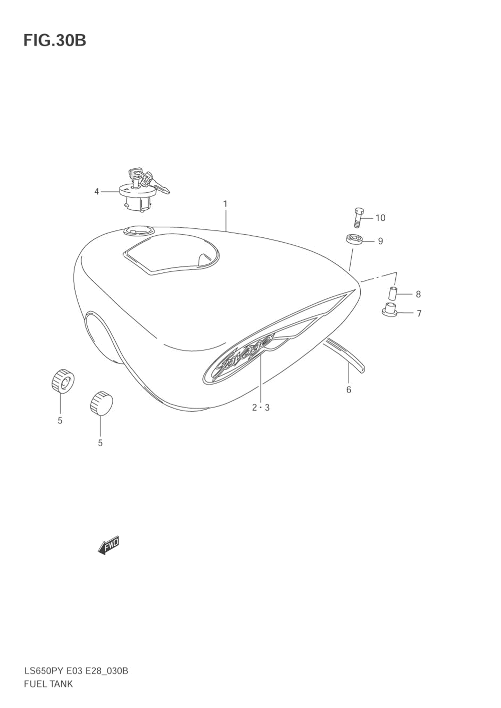 Fuel tank (model k2_k3)