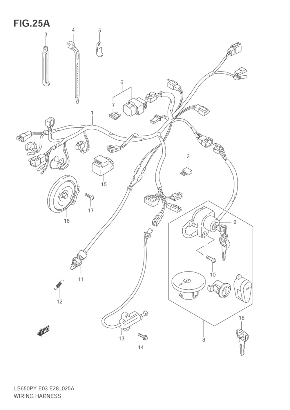 Wiring harness (model k4)