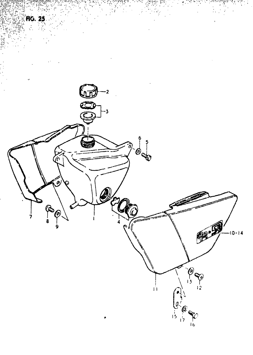 Oil tank - frame cover