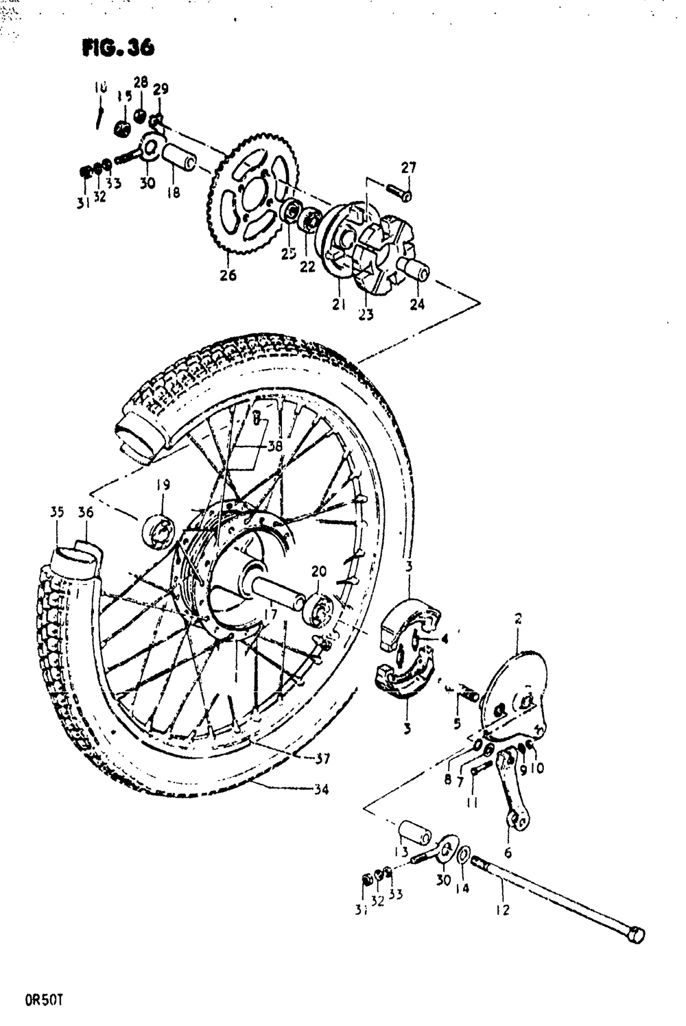 Rear wheel