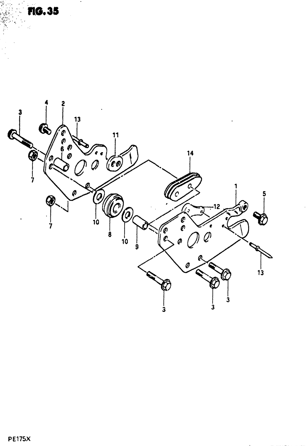 Chain guide (model x)