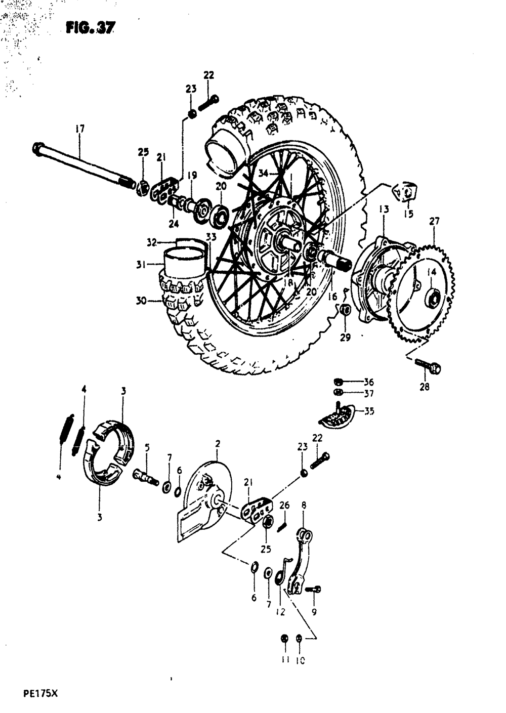 Rear wheel