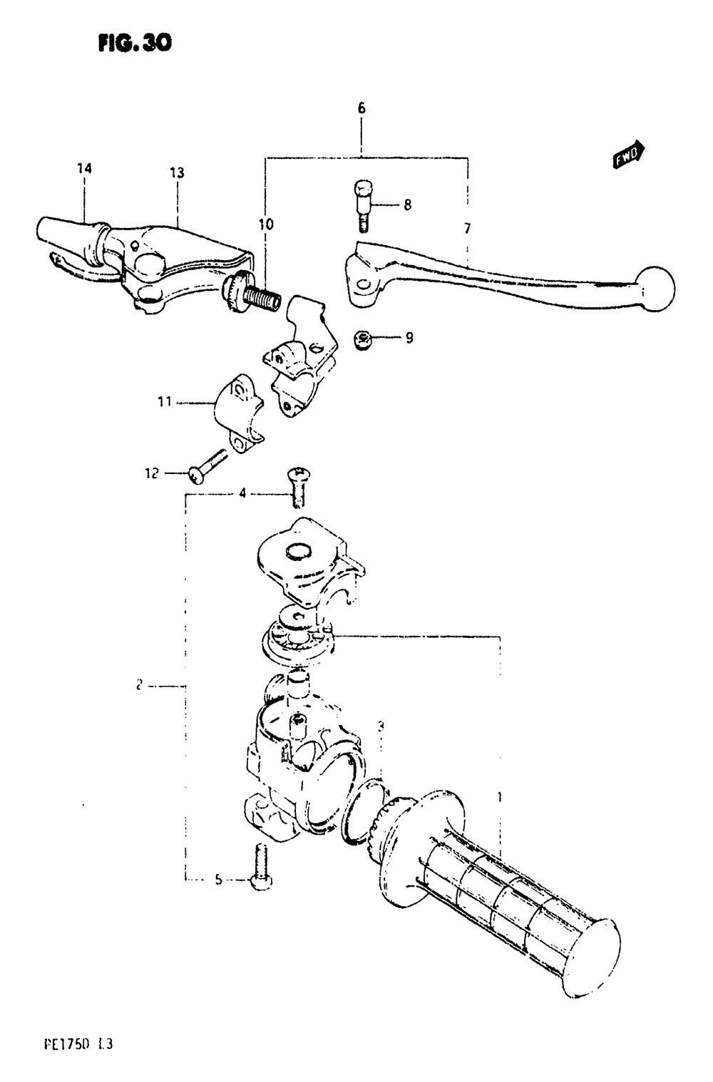 Rh handle grip