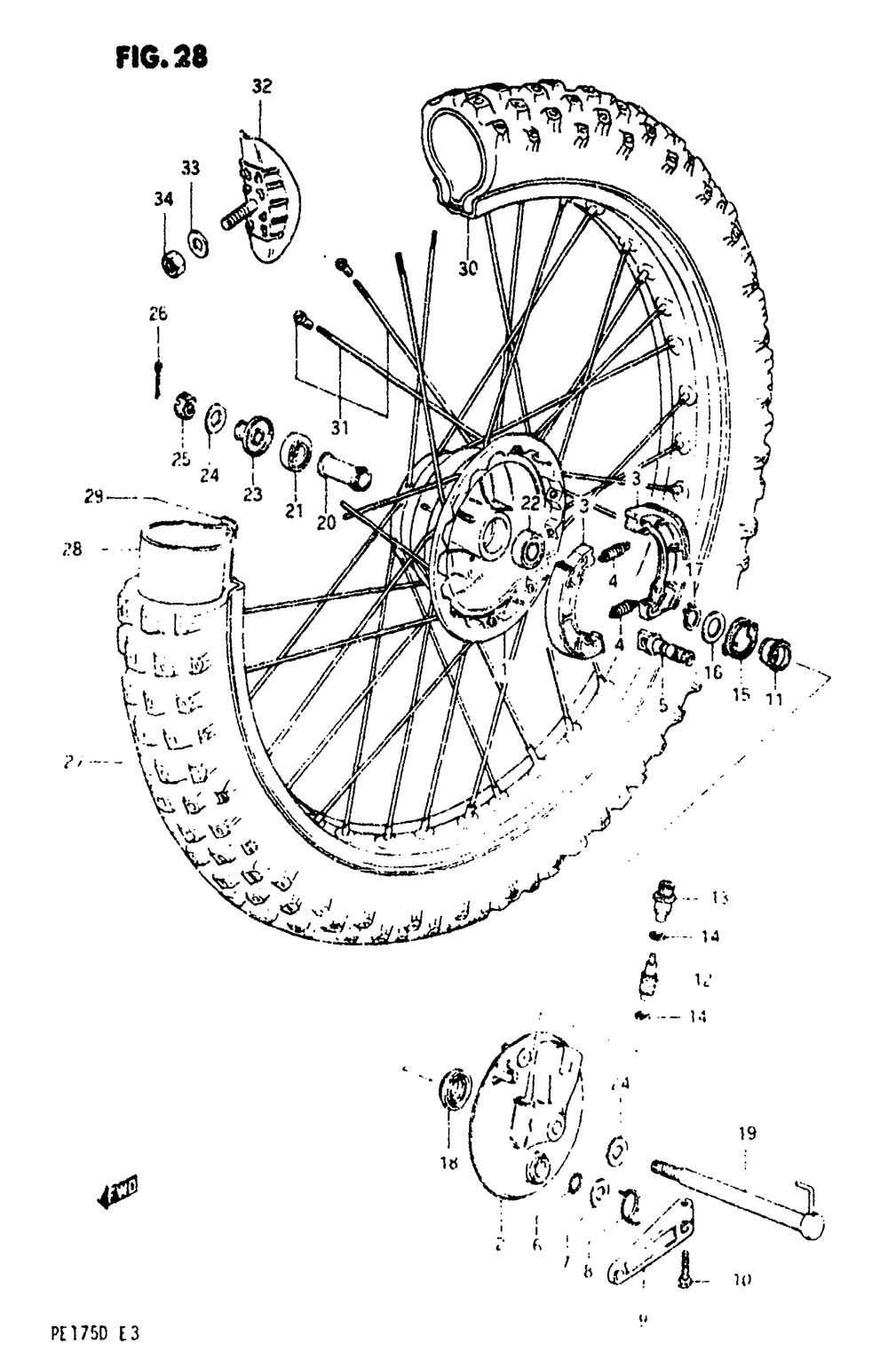 Front wheel