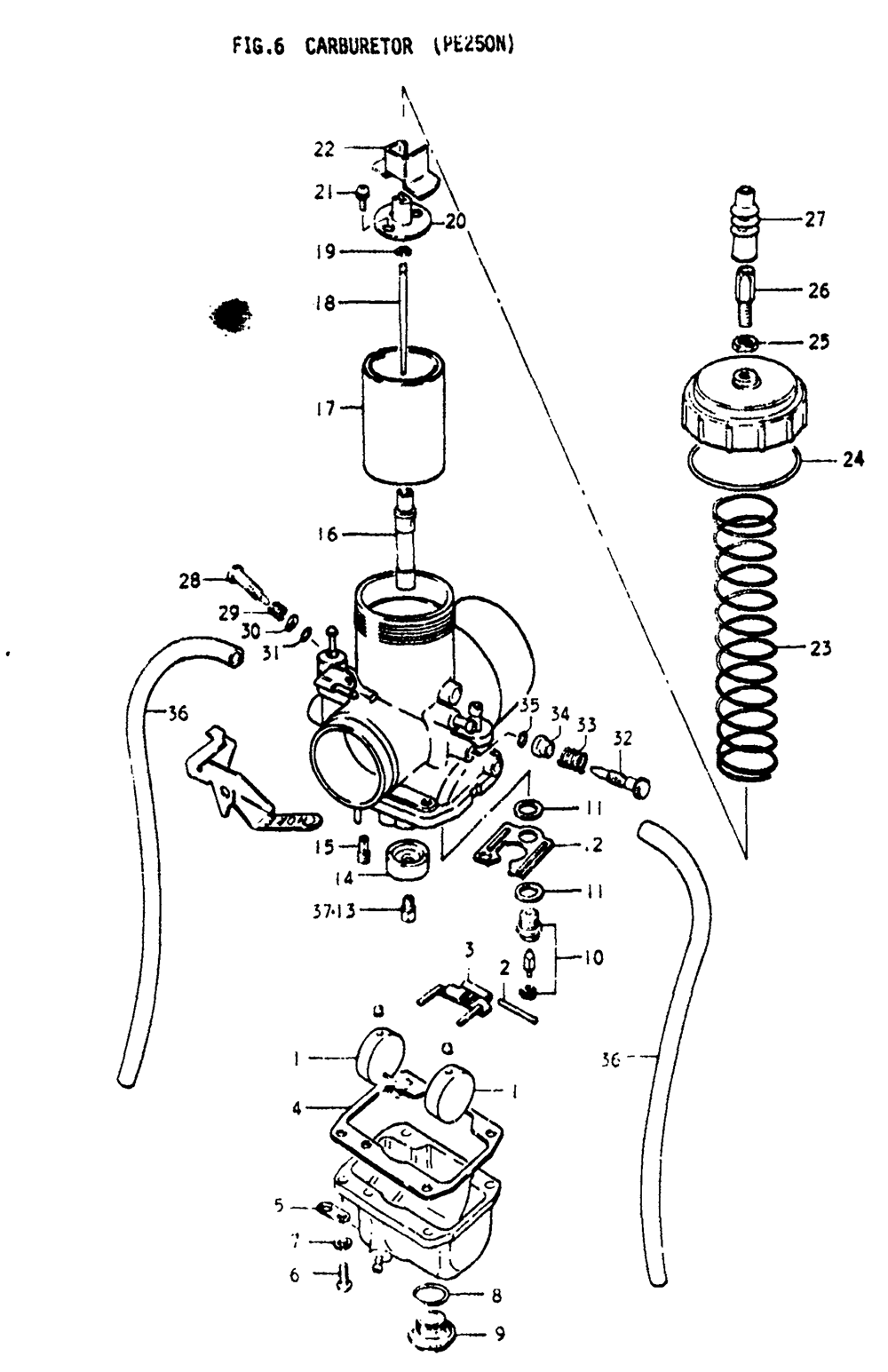 Carburetor (pe250n)