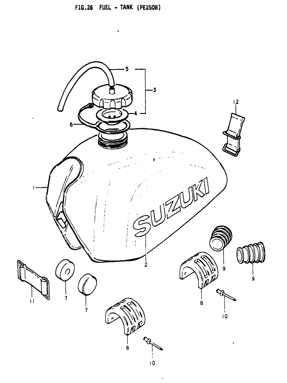 Fuel - tank (pe250b)