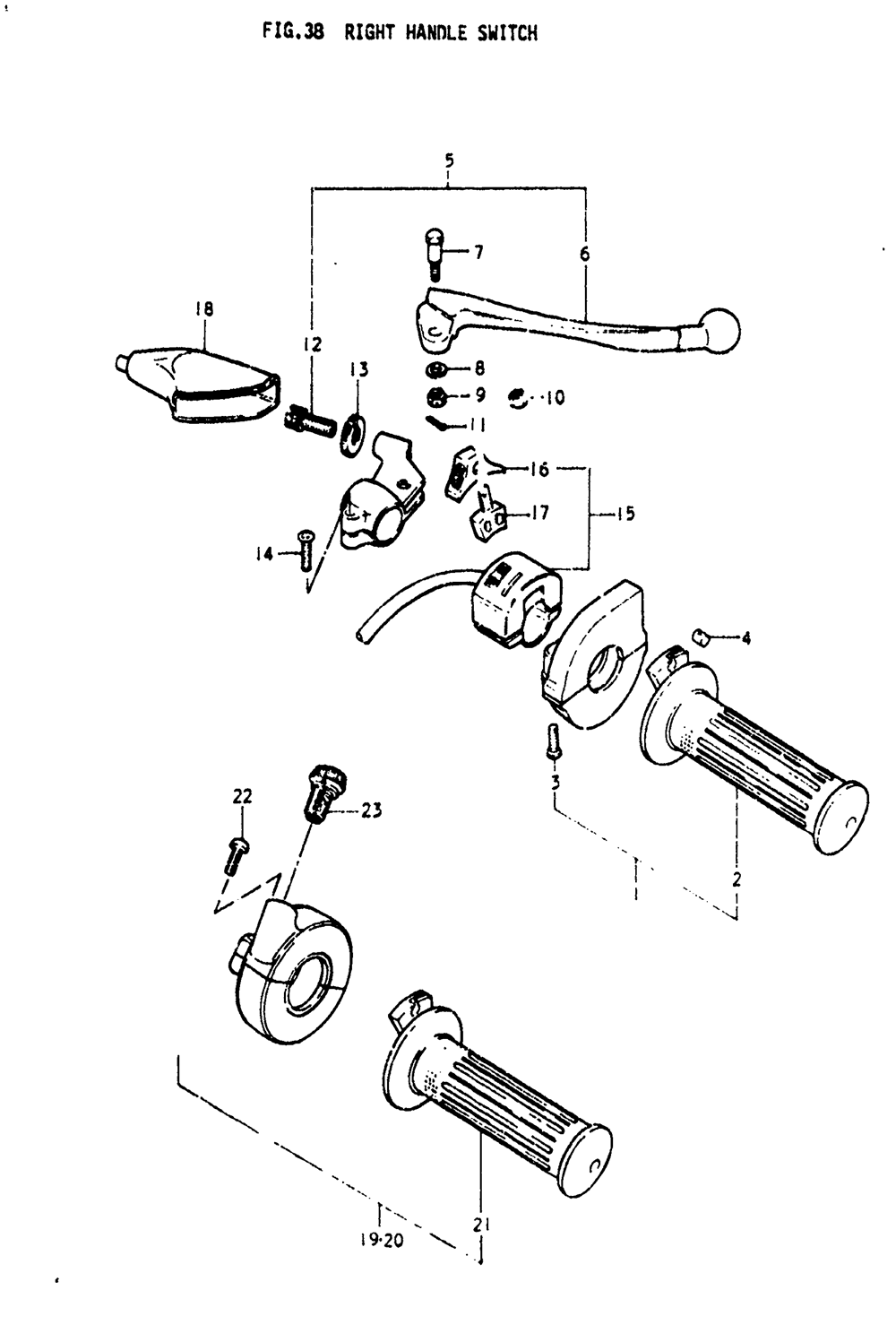 Right handle switch