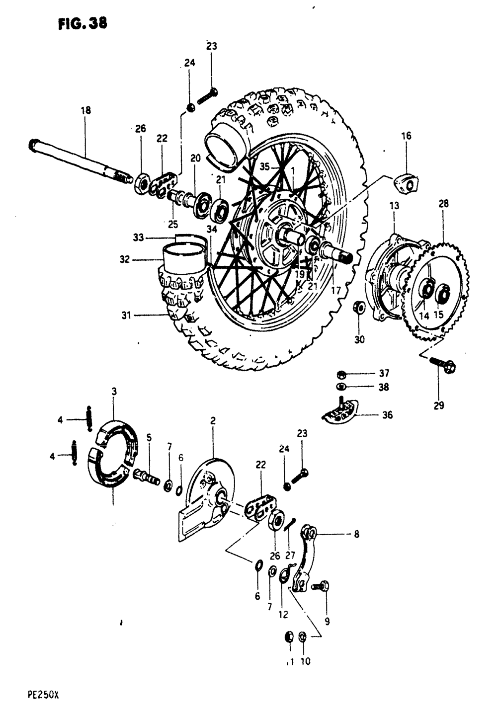 Rear wheel