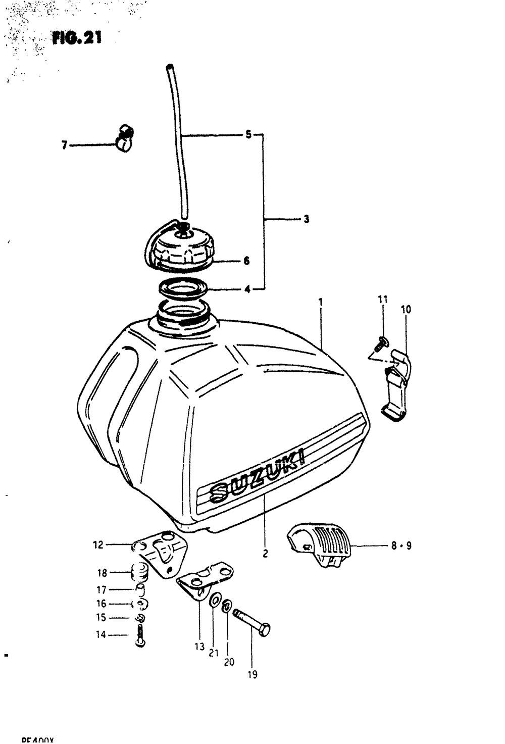 Fuel tank (pe400x)