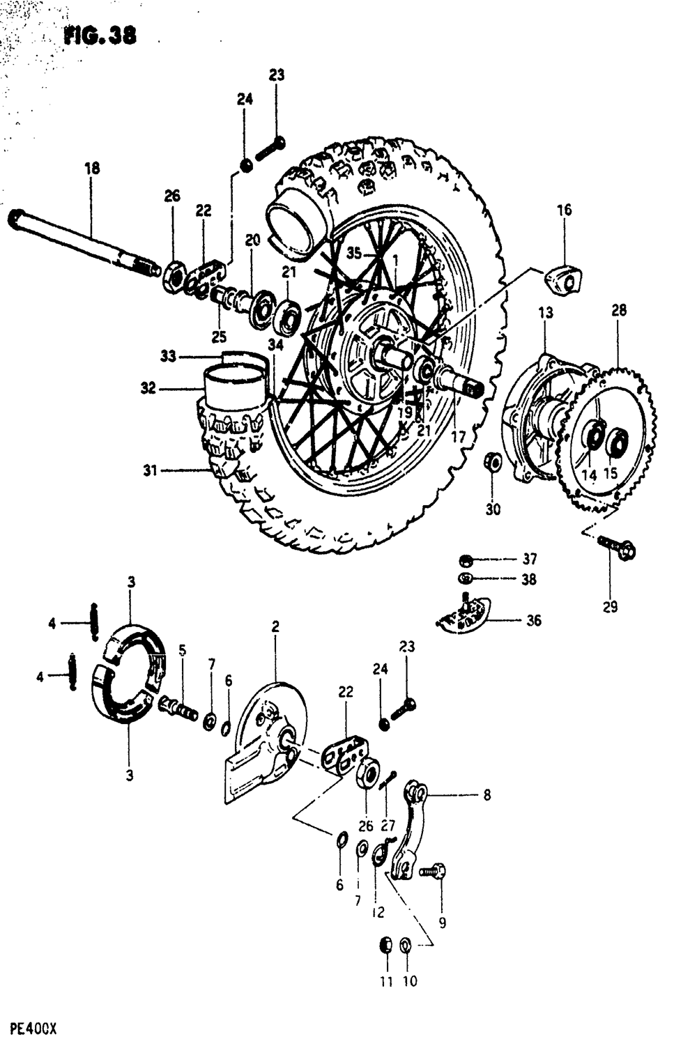 Rear wheel