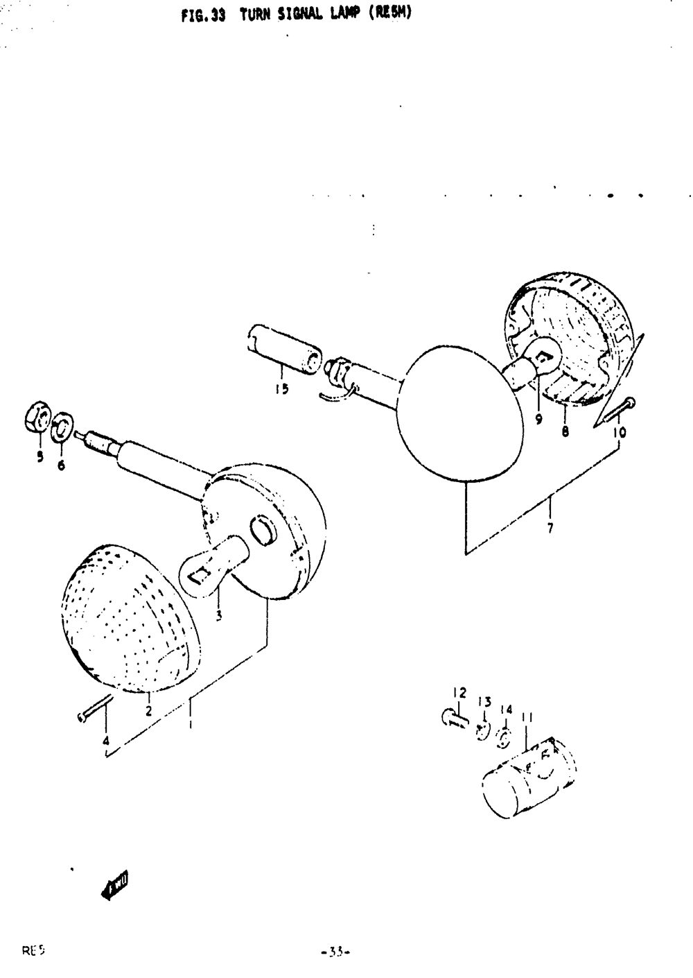 Turn signal lamp (re5m)