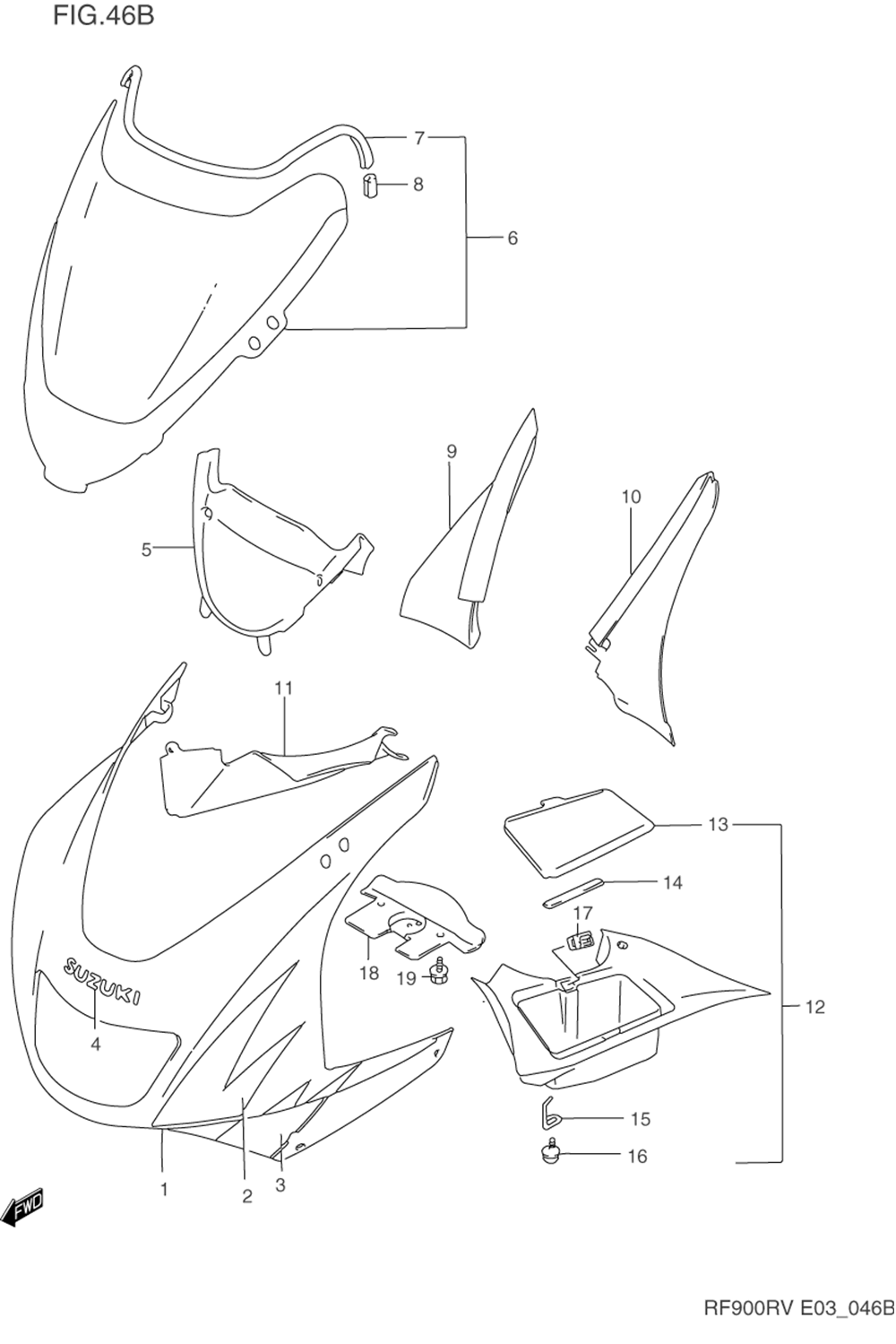 Cowling body (model t_v)