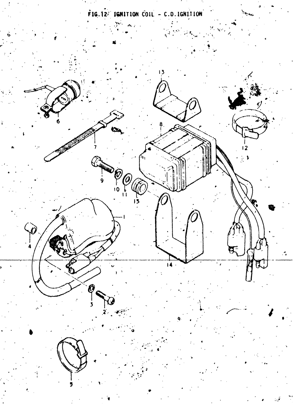 Ignition coil - c.d. ignition