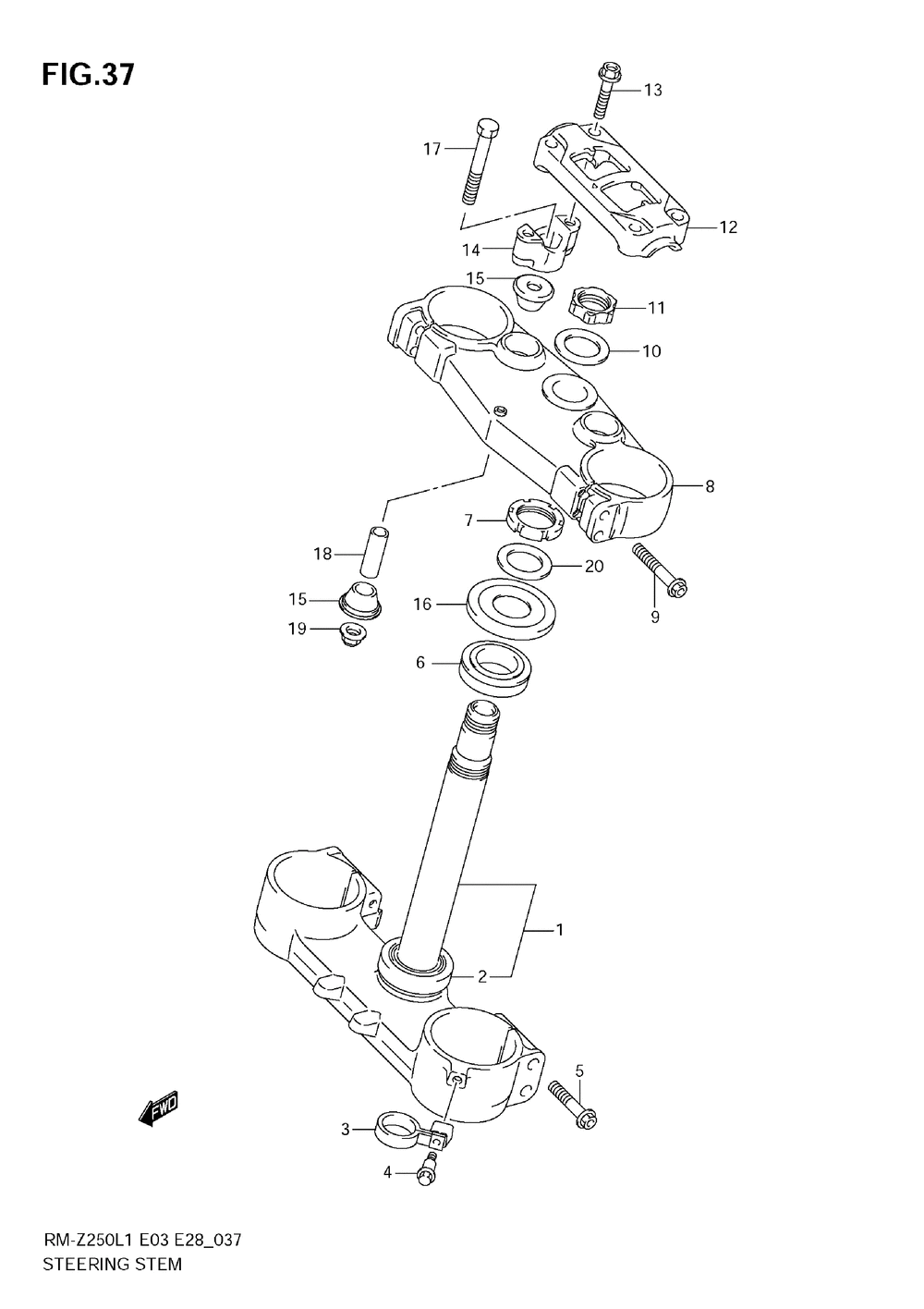 Steering stem