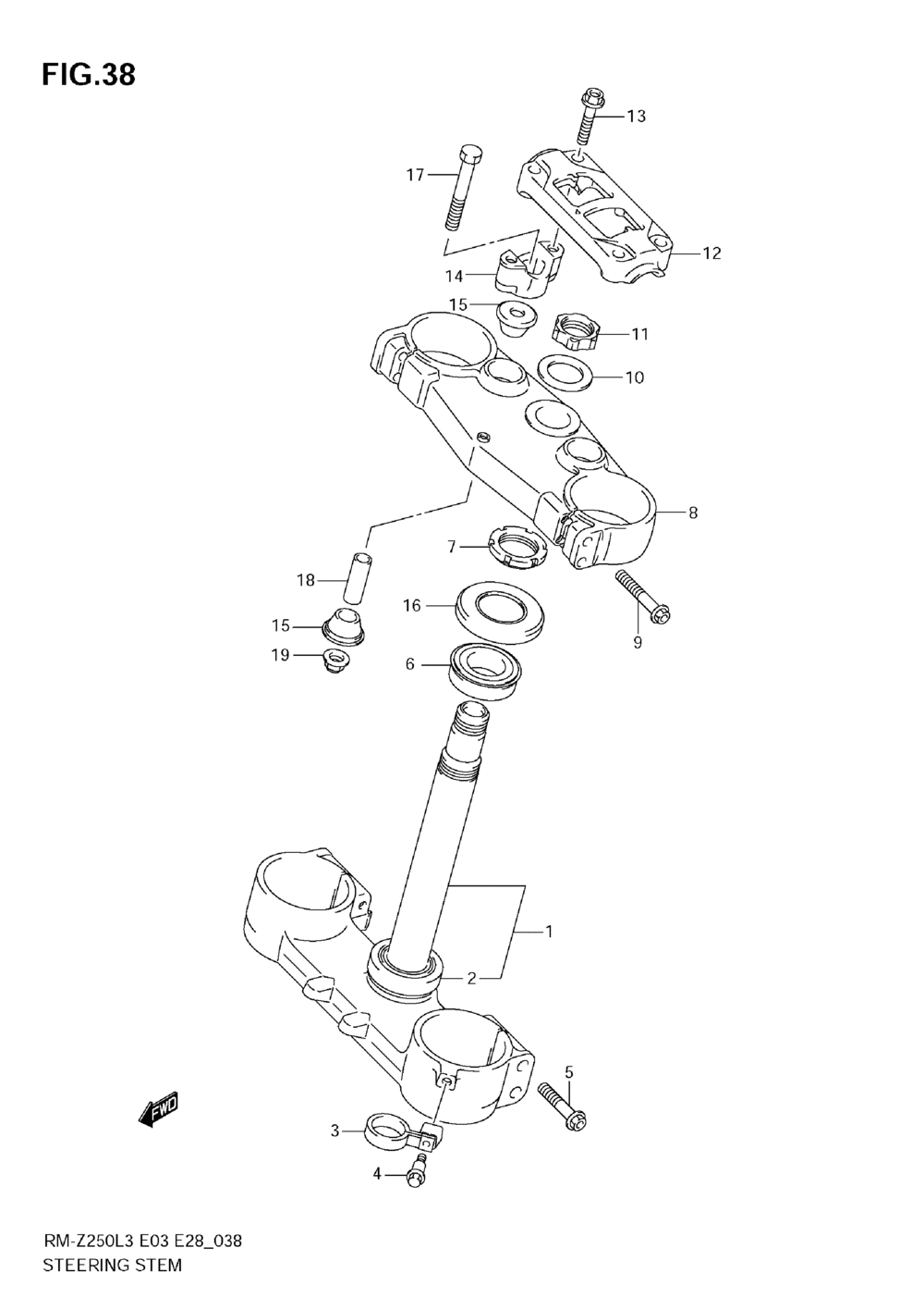 Steering stem