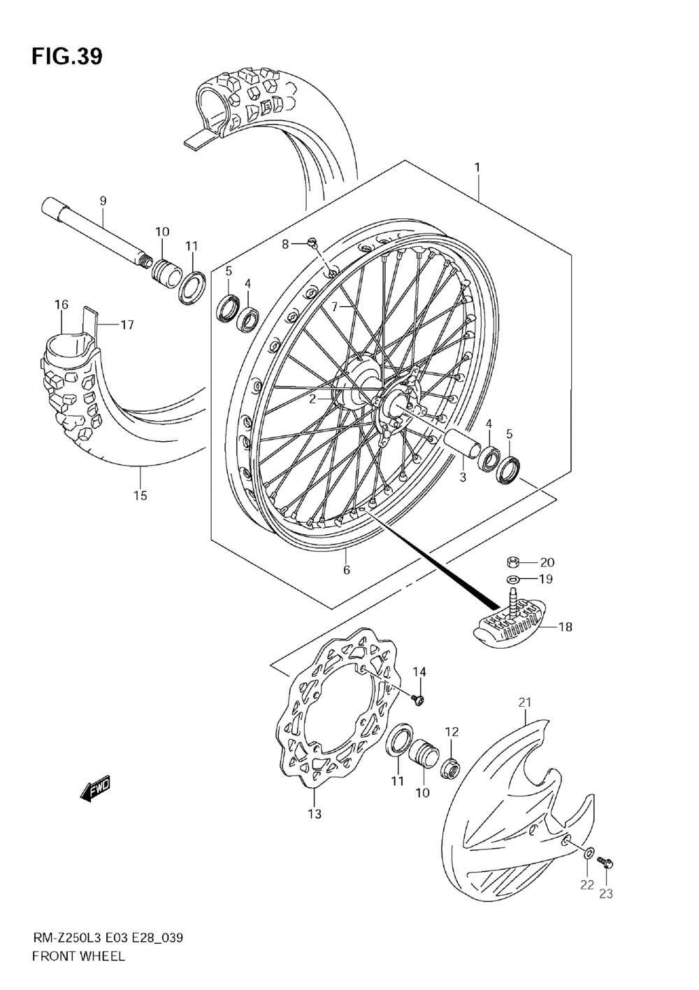 Front wheel