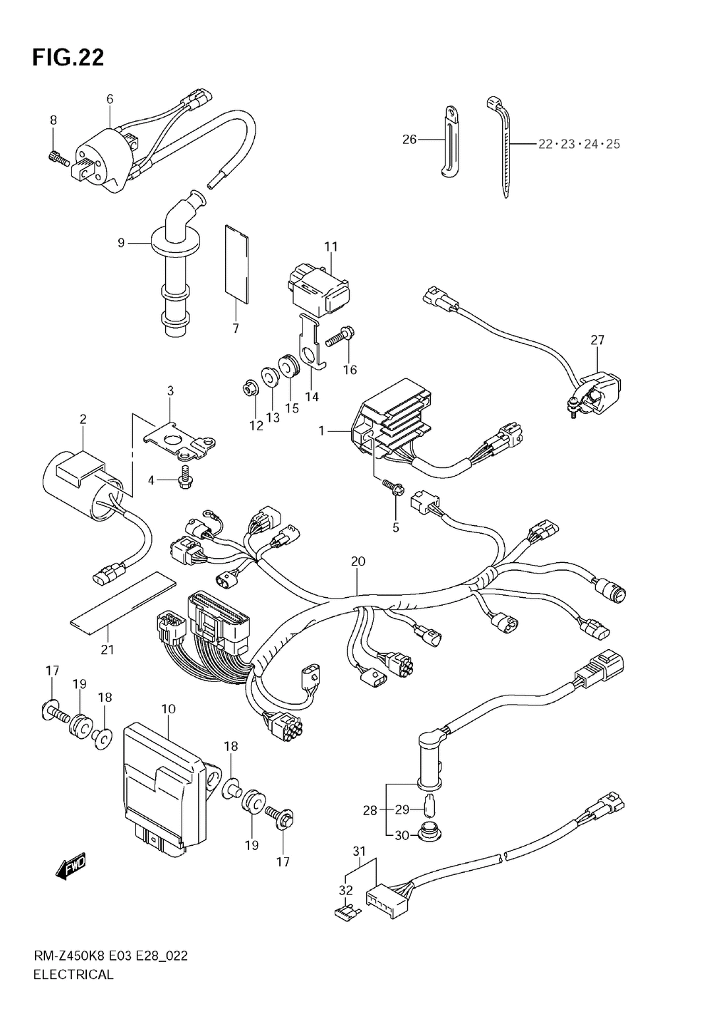 Electrical (rm-z450 k8_k9)