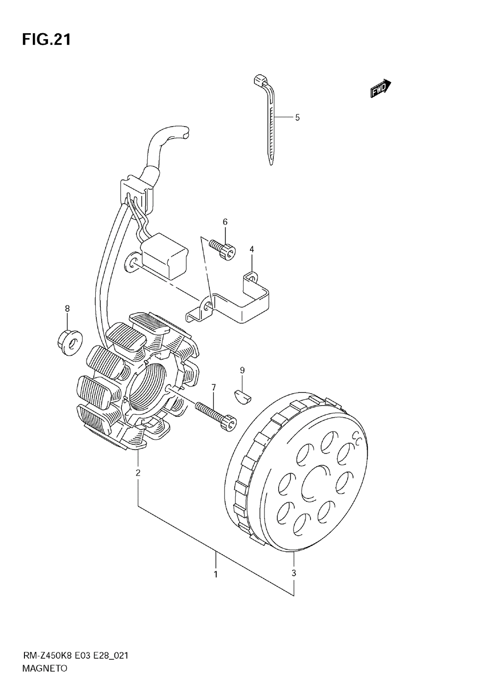 Magneto (rm-z450 k8_k9)