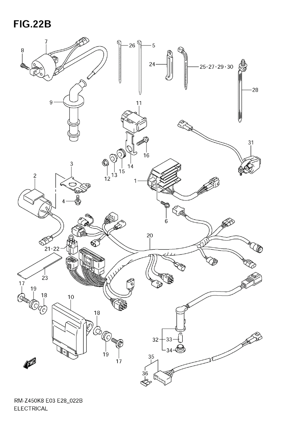 Electrical (rm-z450 l1)