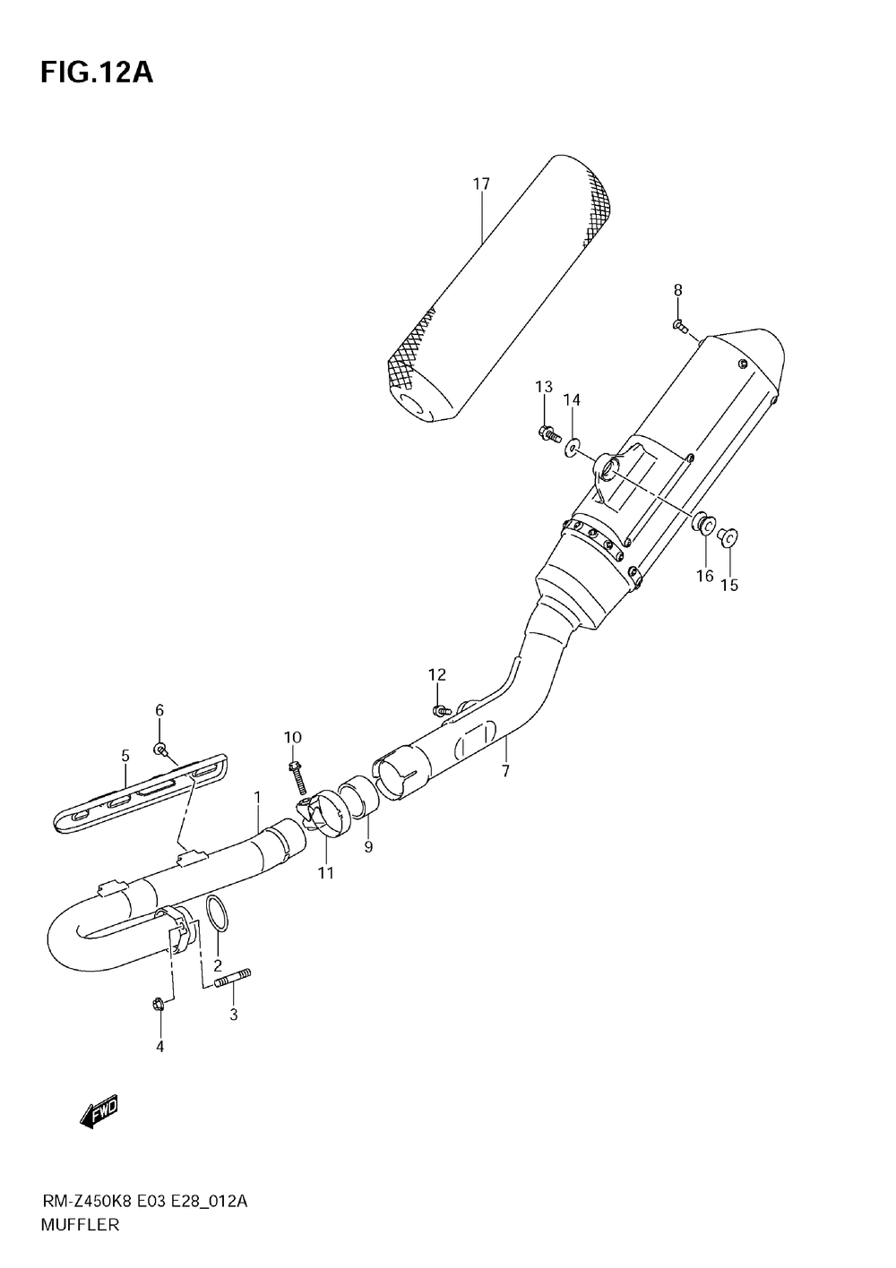 Muffler (rm-z450 l0)