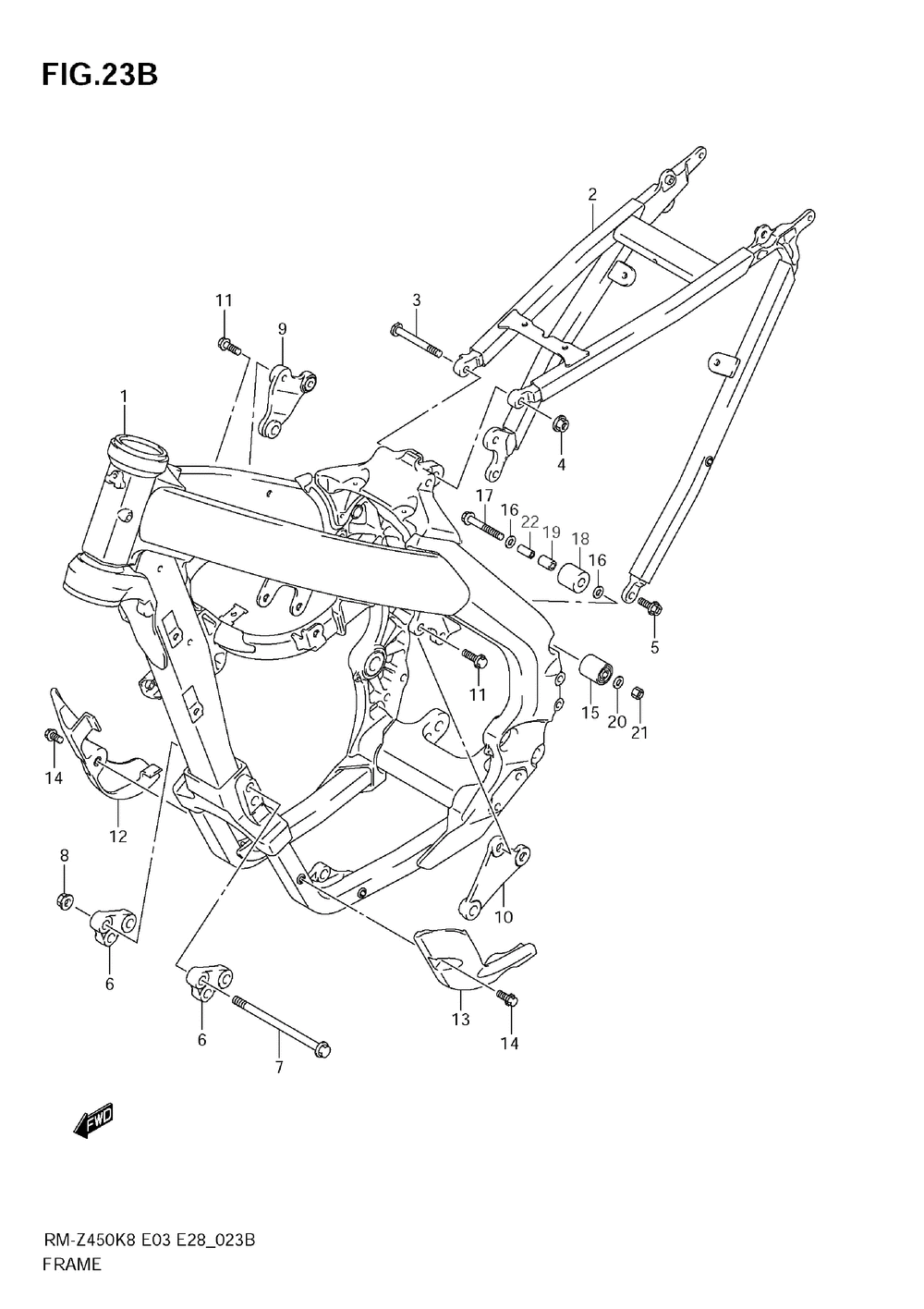 Frame (rm-z450 l1)