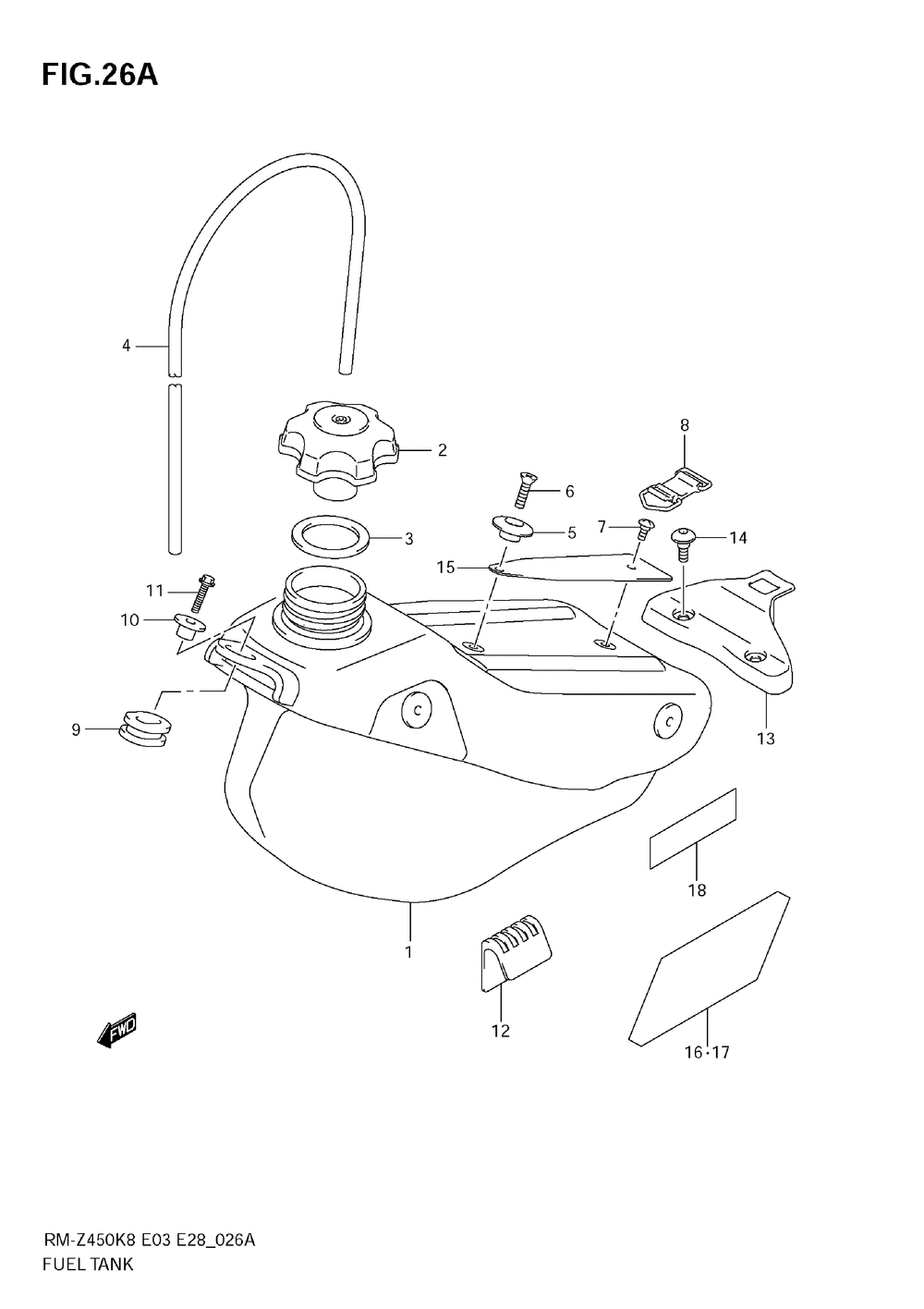 Fuel tank (rm-z450 l1)