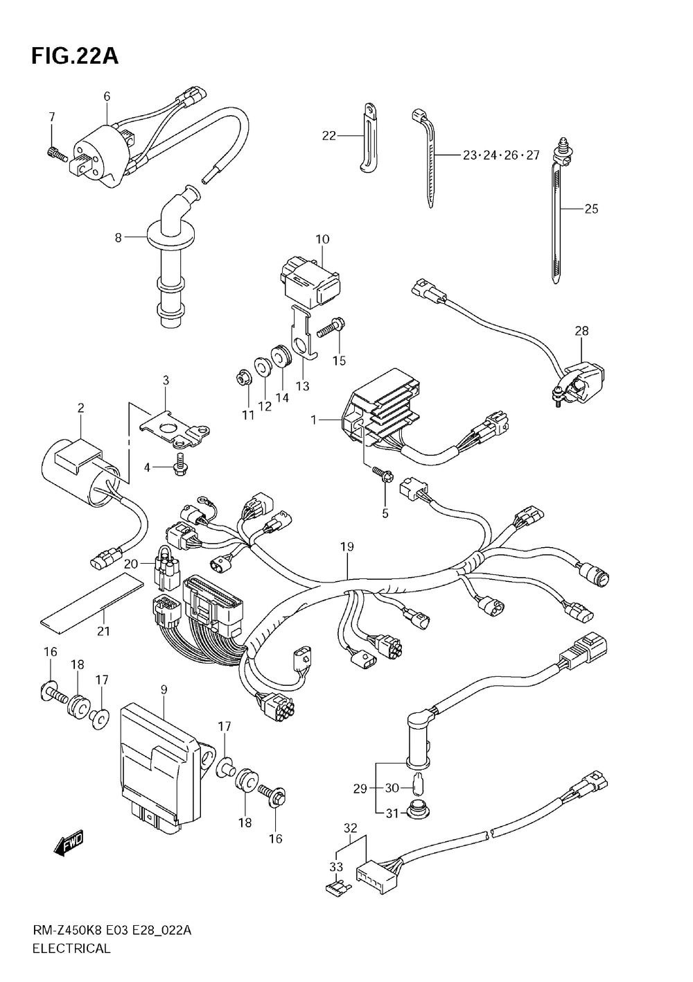 Electrical (rm-z450 l0)