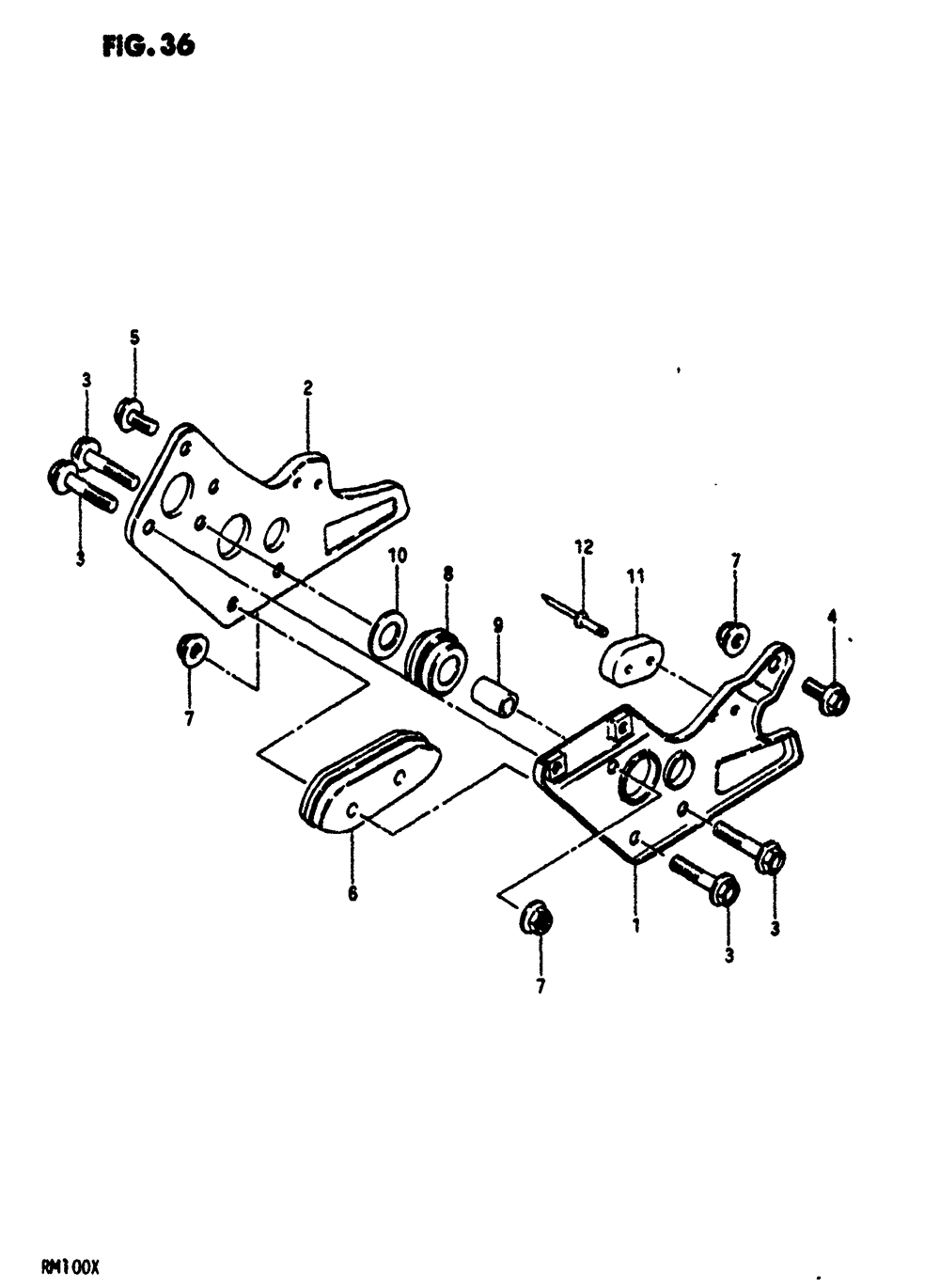 Chain guide (rm100x)