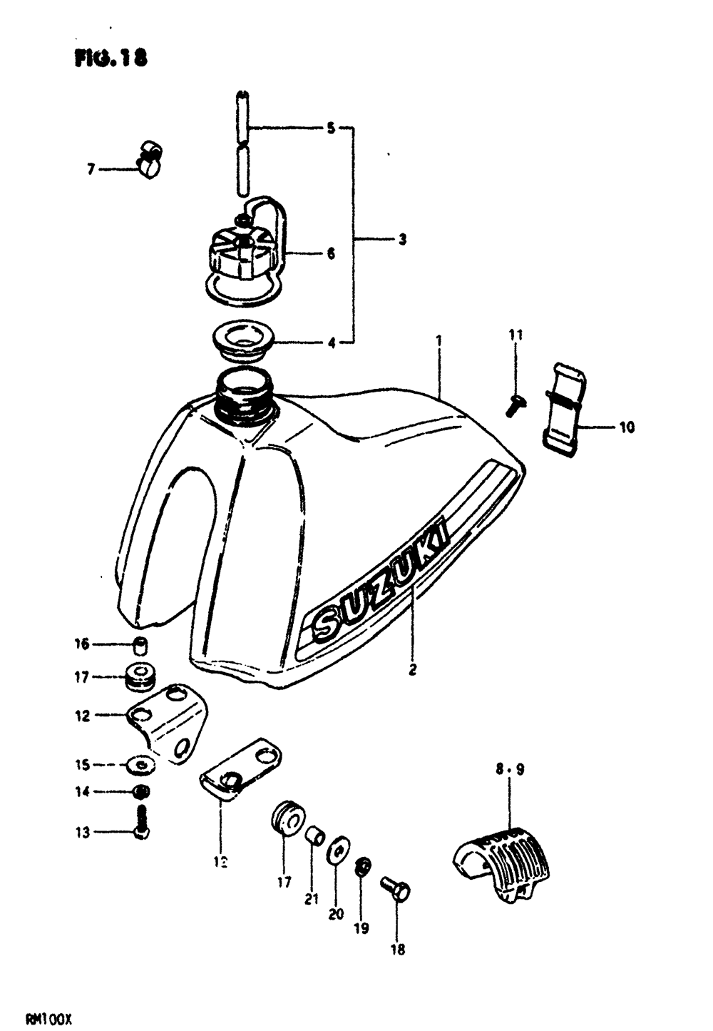 Fuel tank (rm100x)