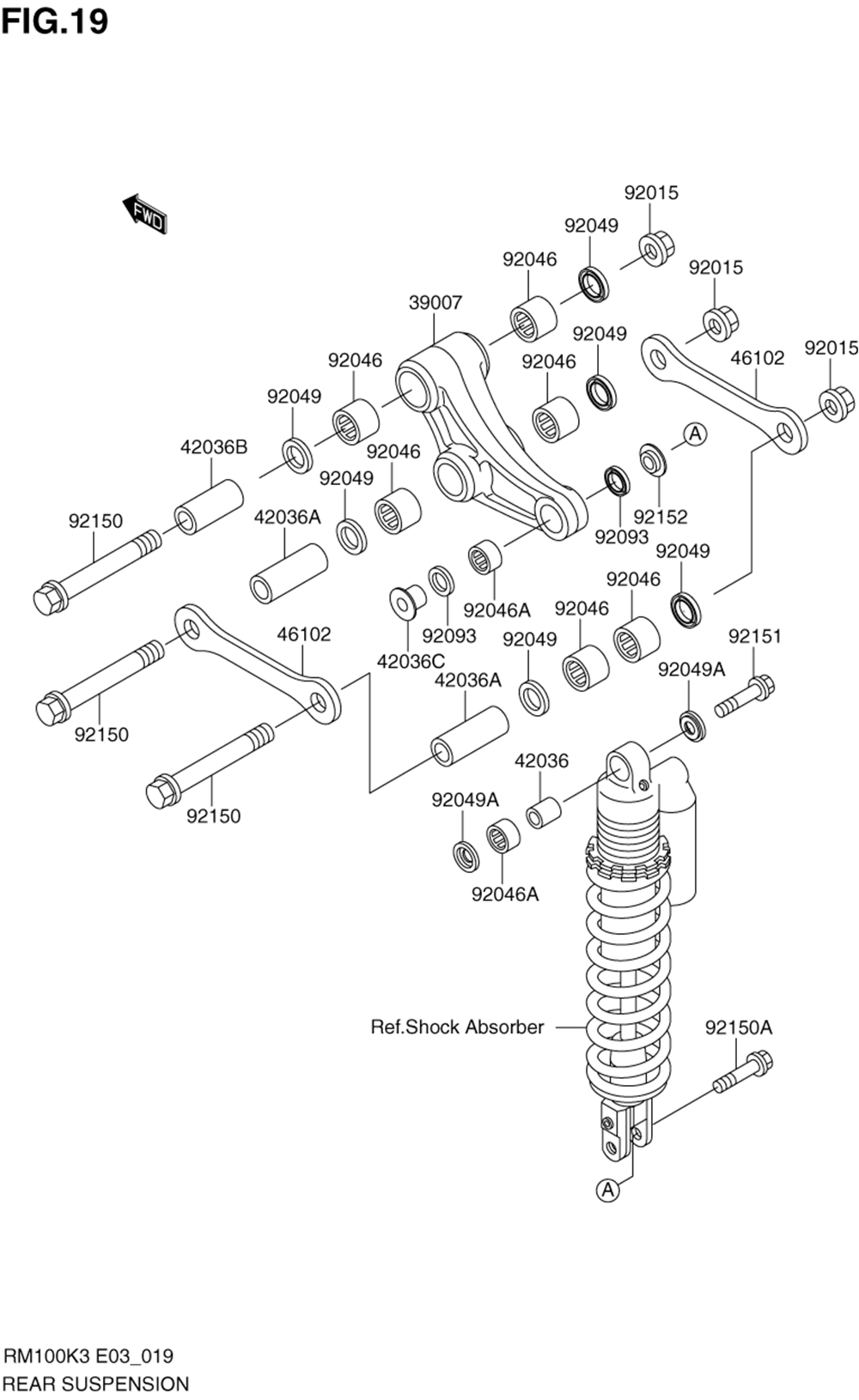 Rear suspension