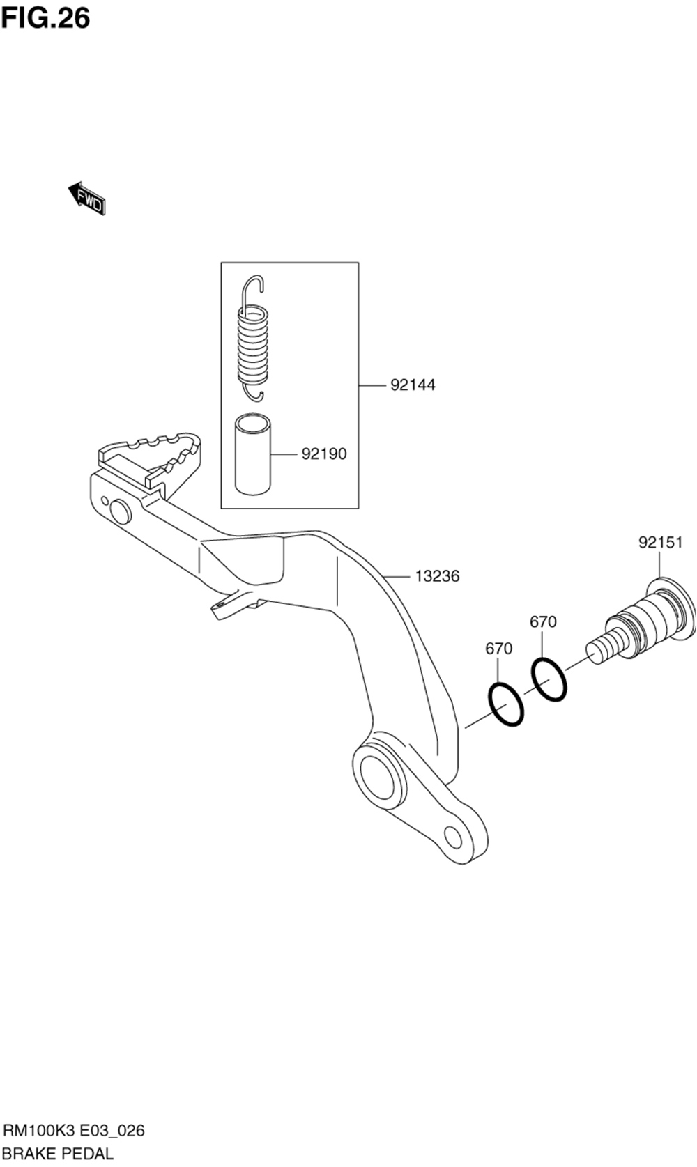 Brake pedal