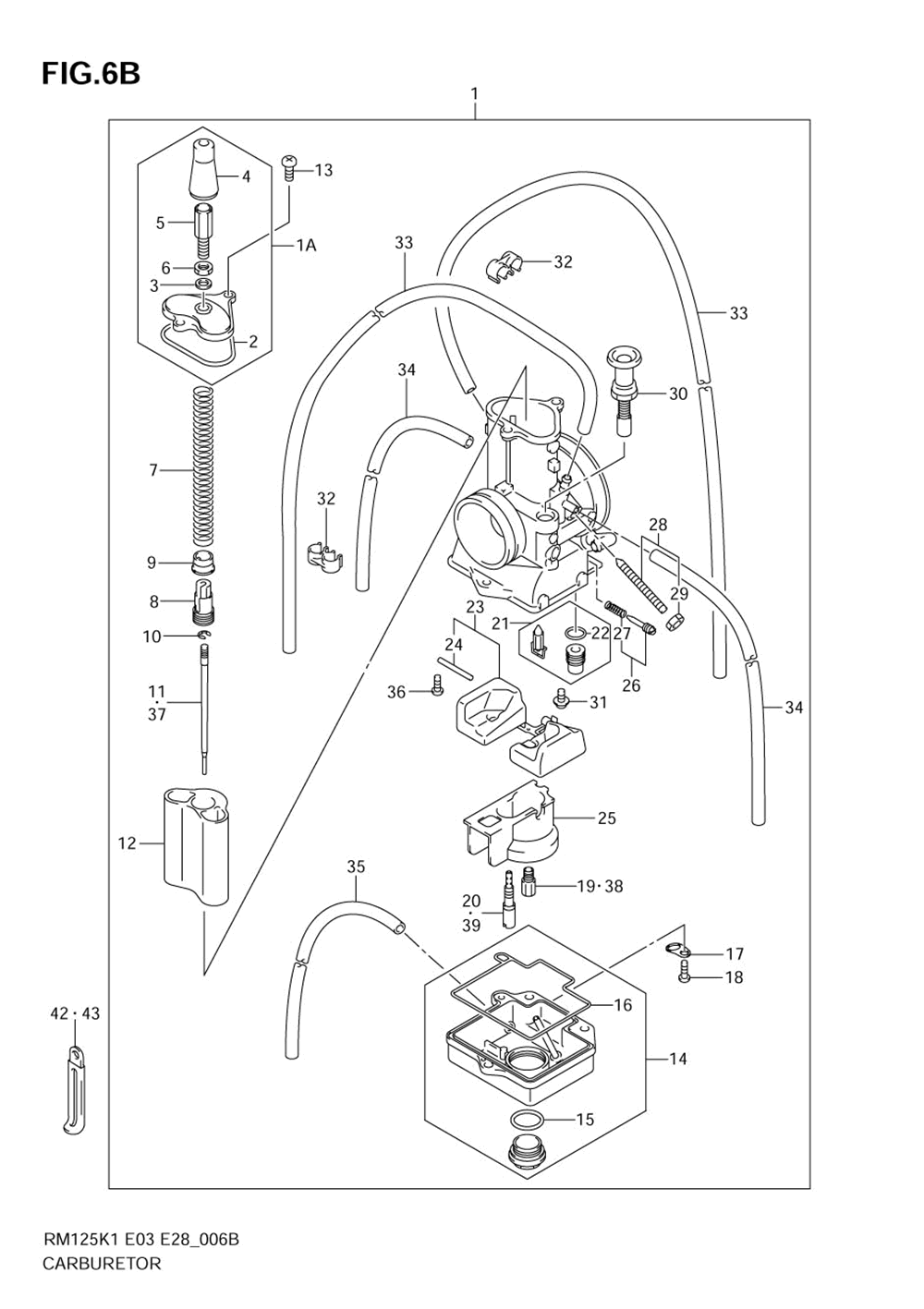 Carburetor (model k3)