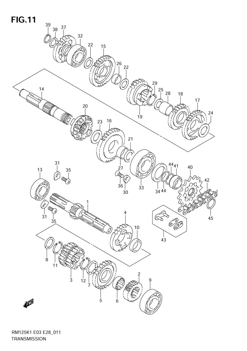 Transmission (model k1_k2_k3)