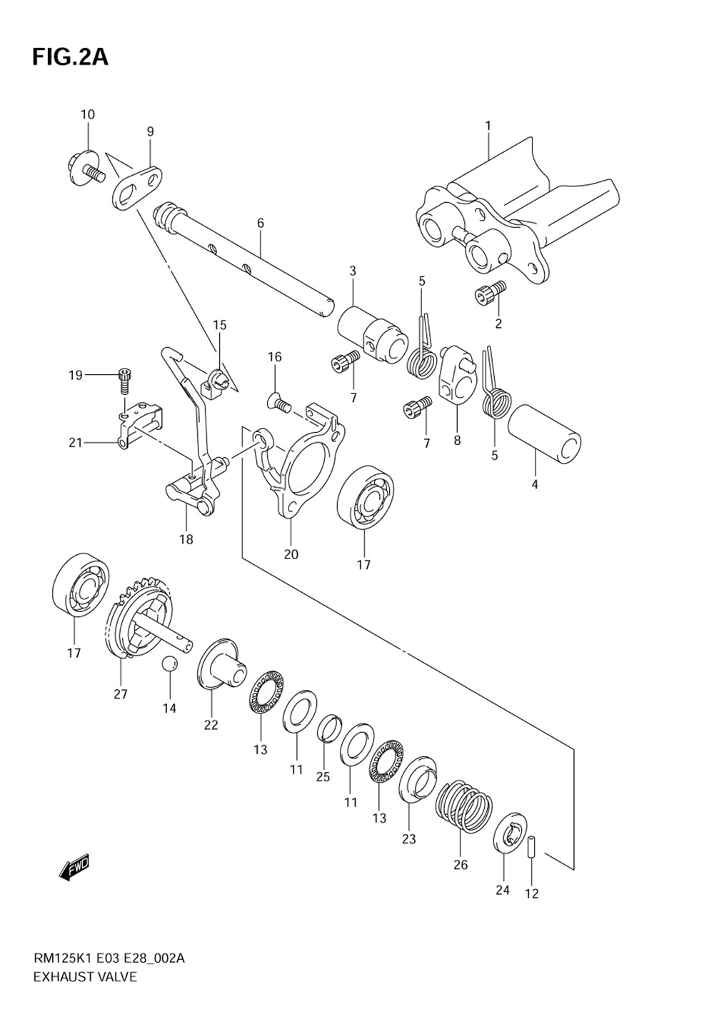 Exhaust valve (model k3)