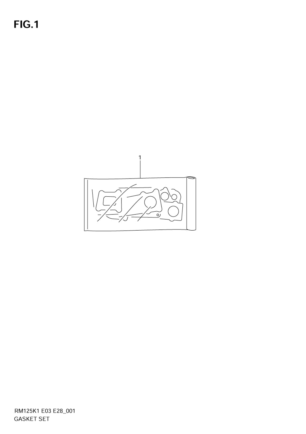 Gasket set (model k1_k2)