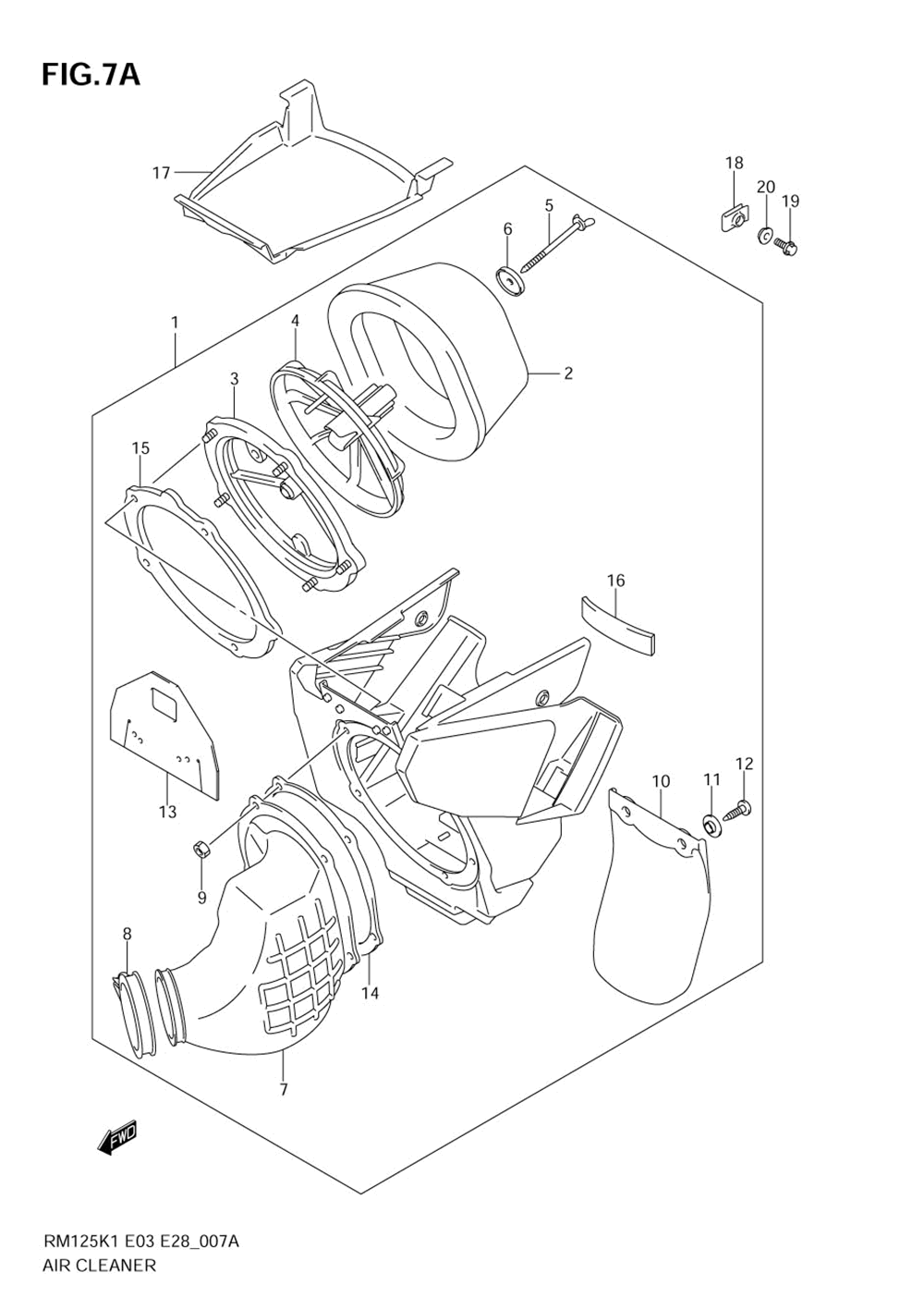 Air cleaner (model k4_k5)