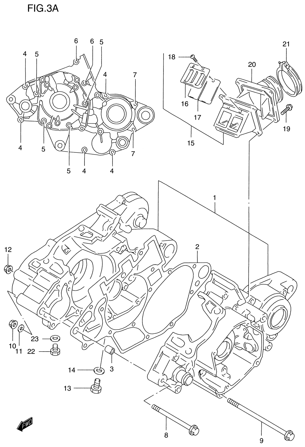 Crankcase (model w_x_y)