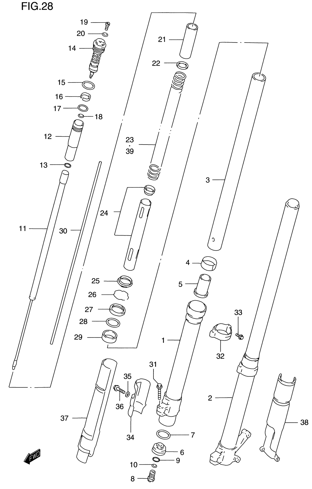 Front damper (model t)