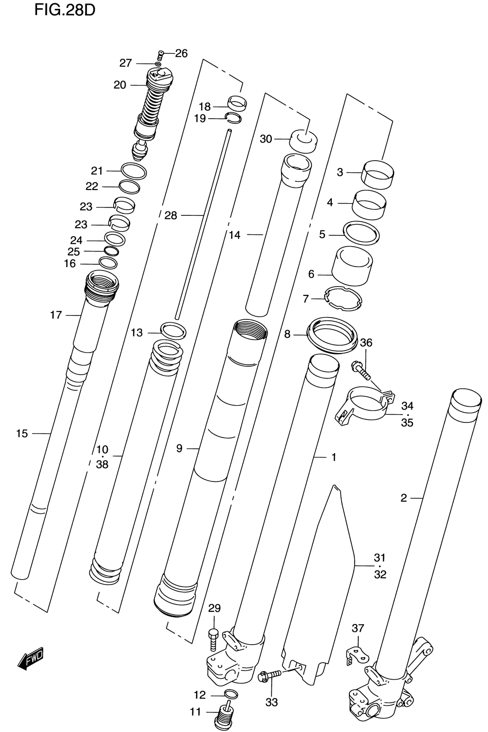 Front damper (model y)