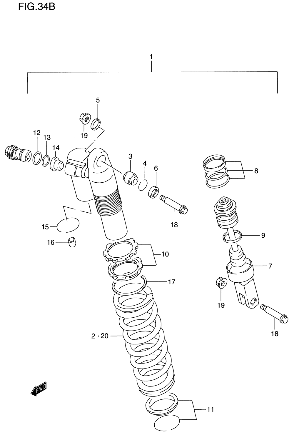 Shock absorber (model w)